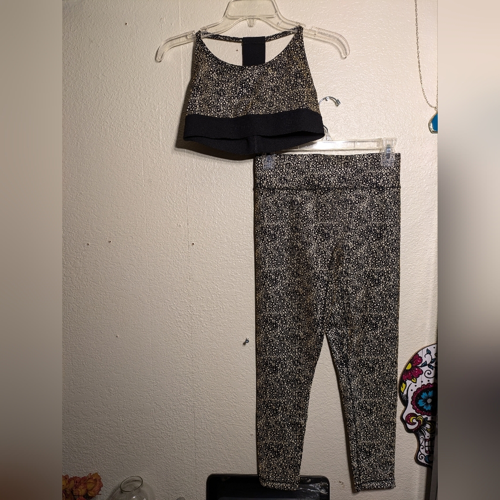 Black Line Stylish Black and White Women's Jumpsuit Size Small